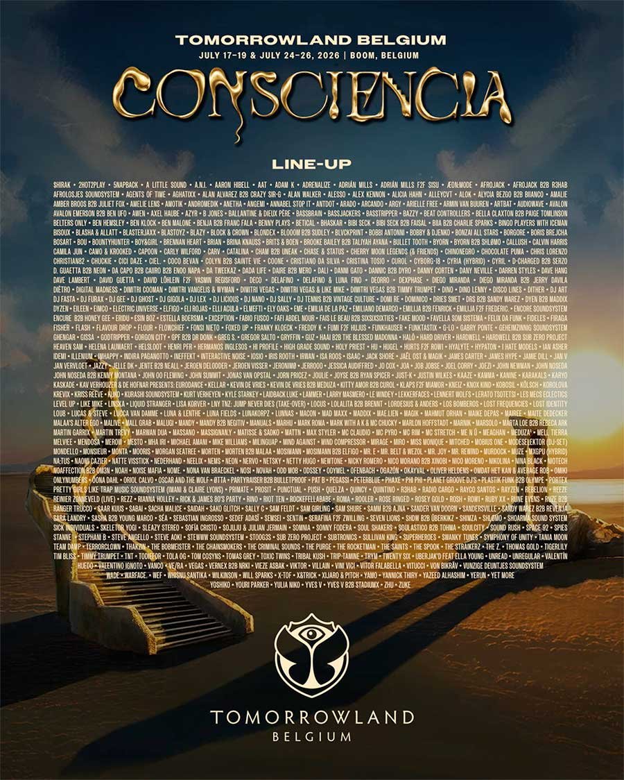 Tomorrowland 2026 poster