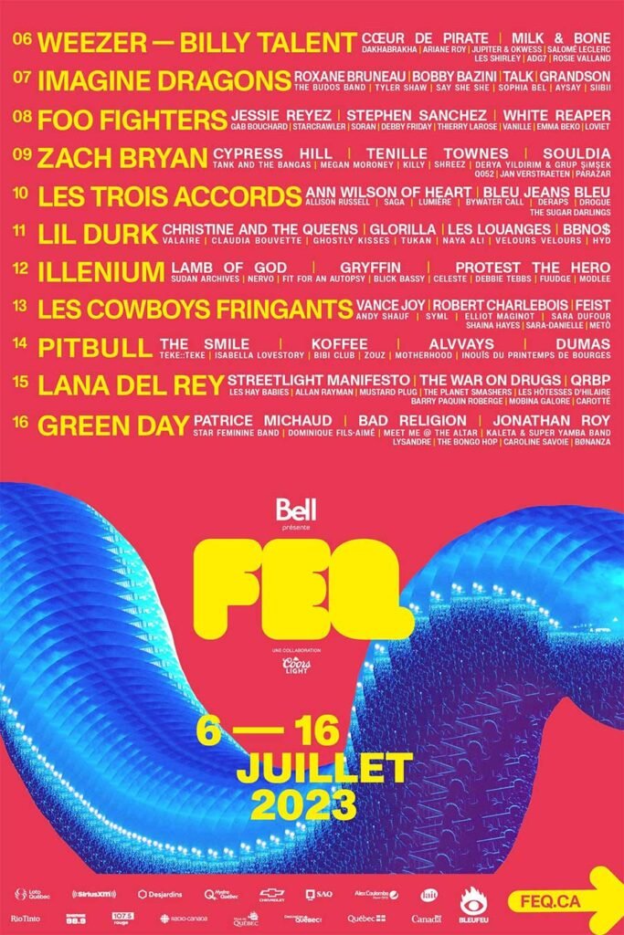Festival-d-ete-de-Quebec 2023 poster