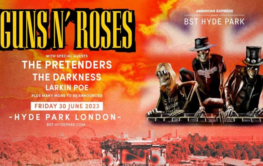 Guns N Roses support band news BST Hyde Park UK 2023