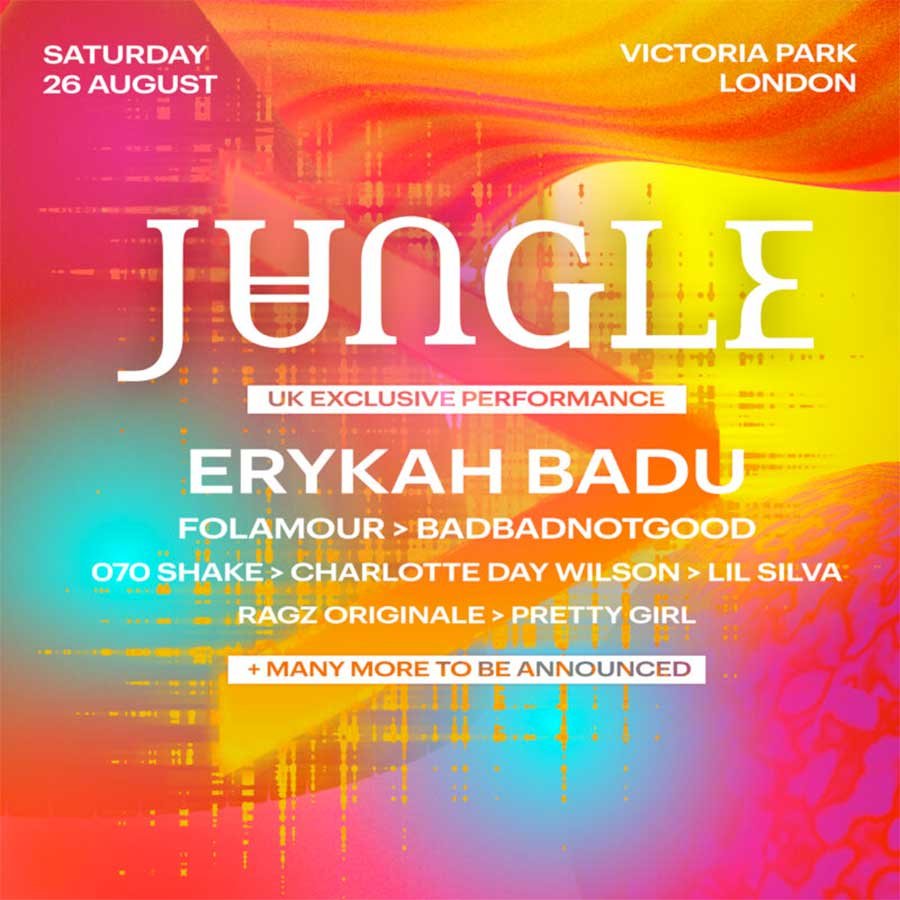 Jungle to headline All Points East UK 2023 poster