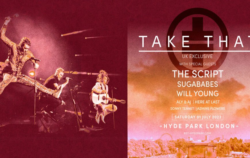 BST Hyde Park 2023 Take That news