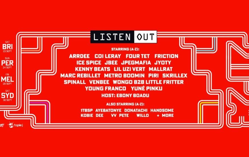 Listen Out Festival Australia 2023 news