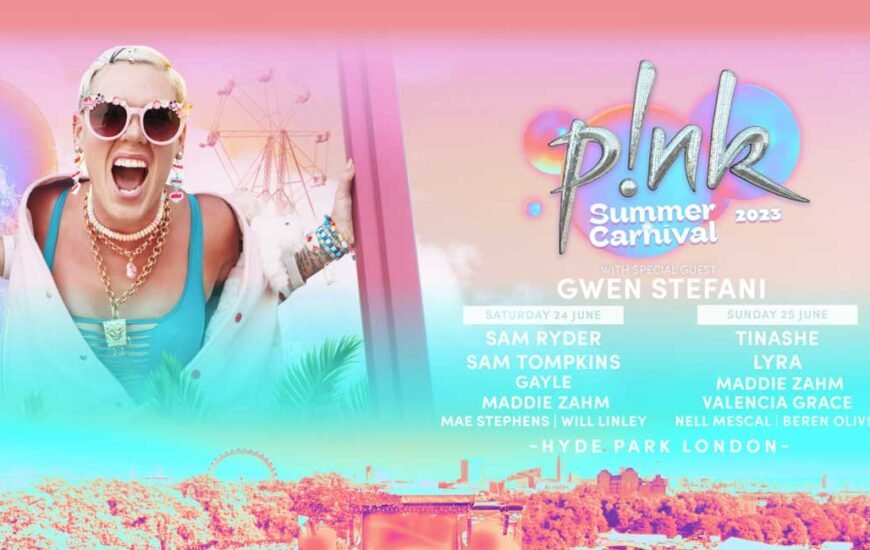 Pink support acts BST Hyde Park UK 2023 news