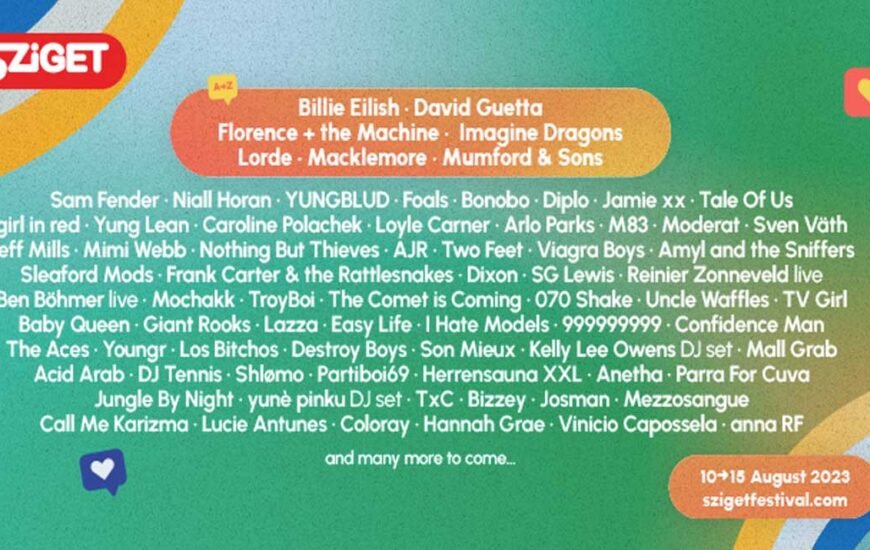 Sziget Festival Hungary 2023 news