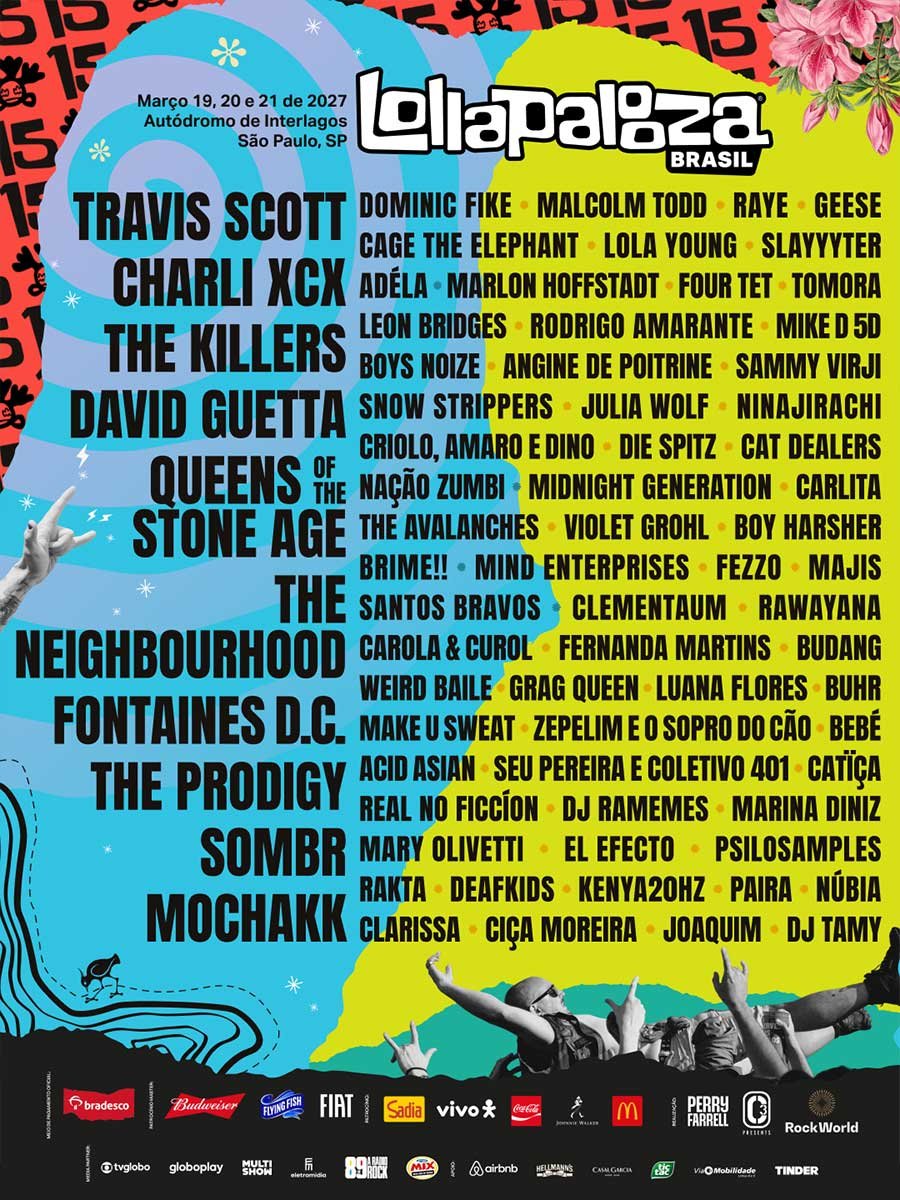 Lollapalooza Brazil 2027 poster Lollapalooza Brazil 2027 poster