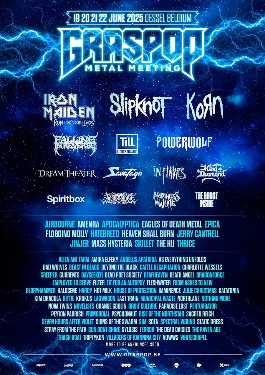 Graspop Metal Meeting Belgium 2025 phase 2 poster