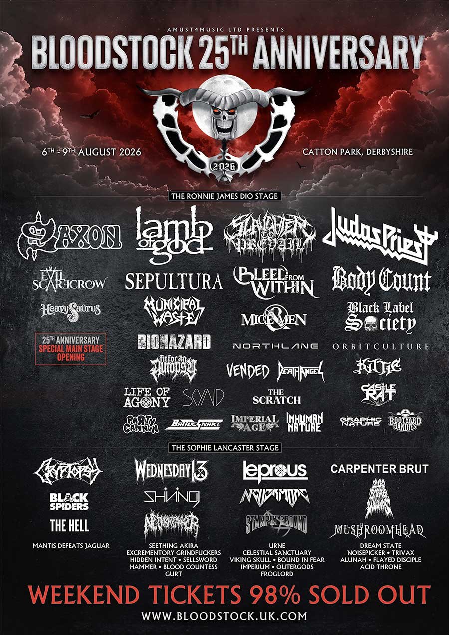 Bloodstock Festival UK 2026 Black Label Society poster