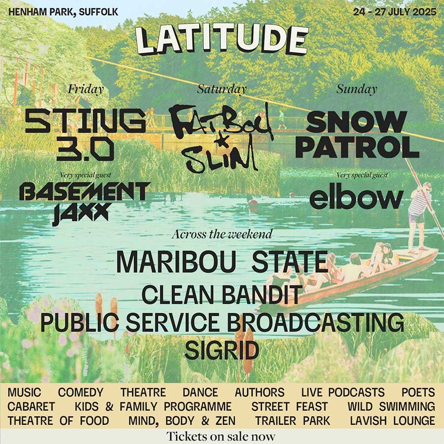 UK Latitude Festival 2025 first poster