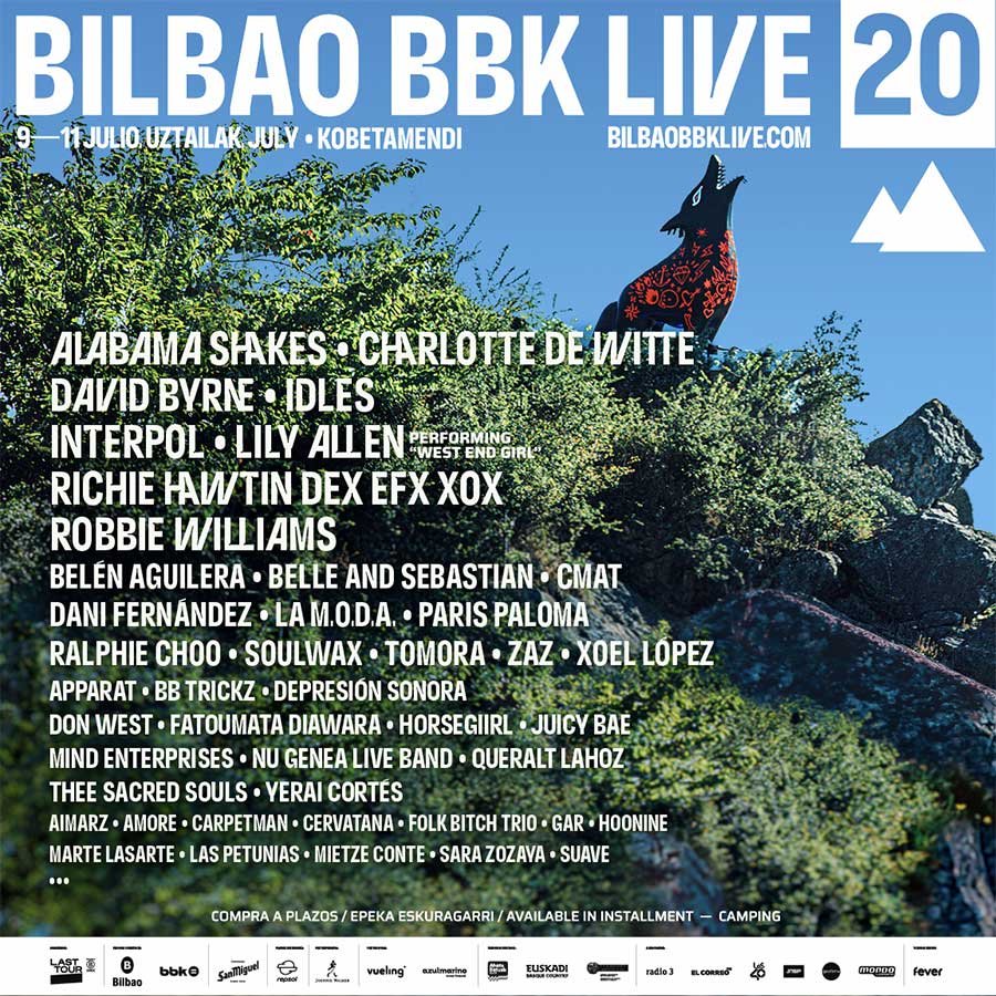 Bilbao BBK Live 2026 phase 1 poster