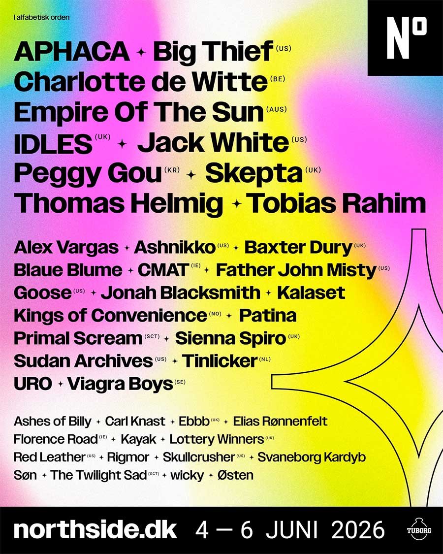 Northside Festival Denmark 2026 latest poster