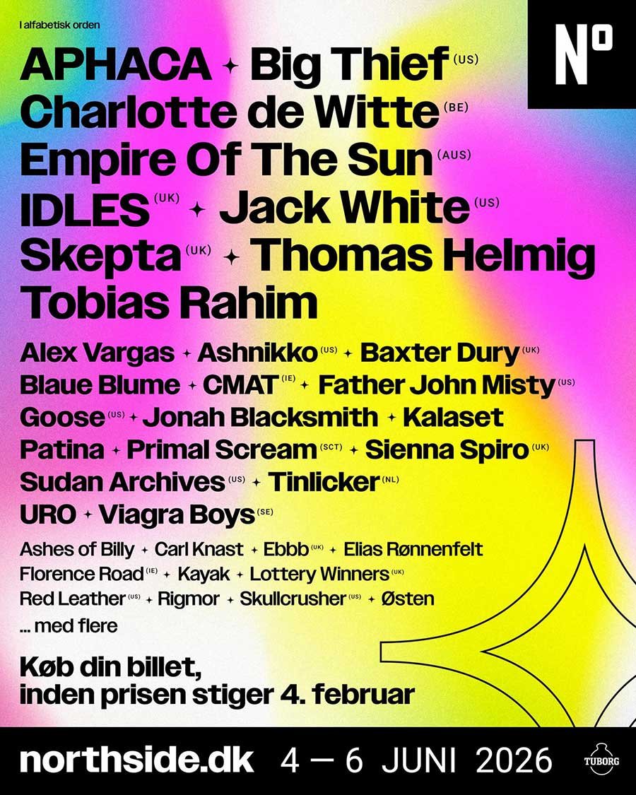 Northside Festival Denmark 2026 poster