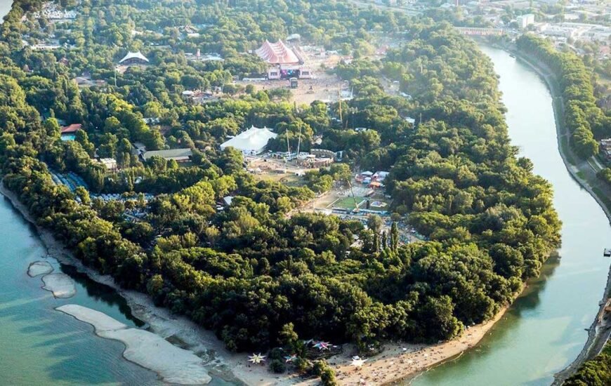 Obuda Island, Budapest, Hungary