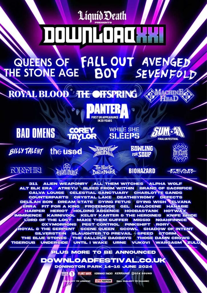 UK Download Festival 2024 first poster