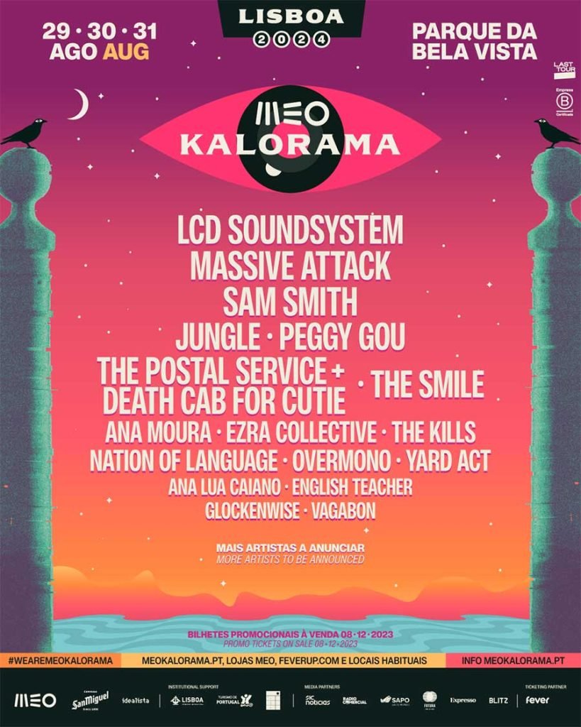 MEO Kalorama 2024 first phase poster