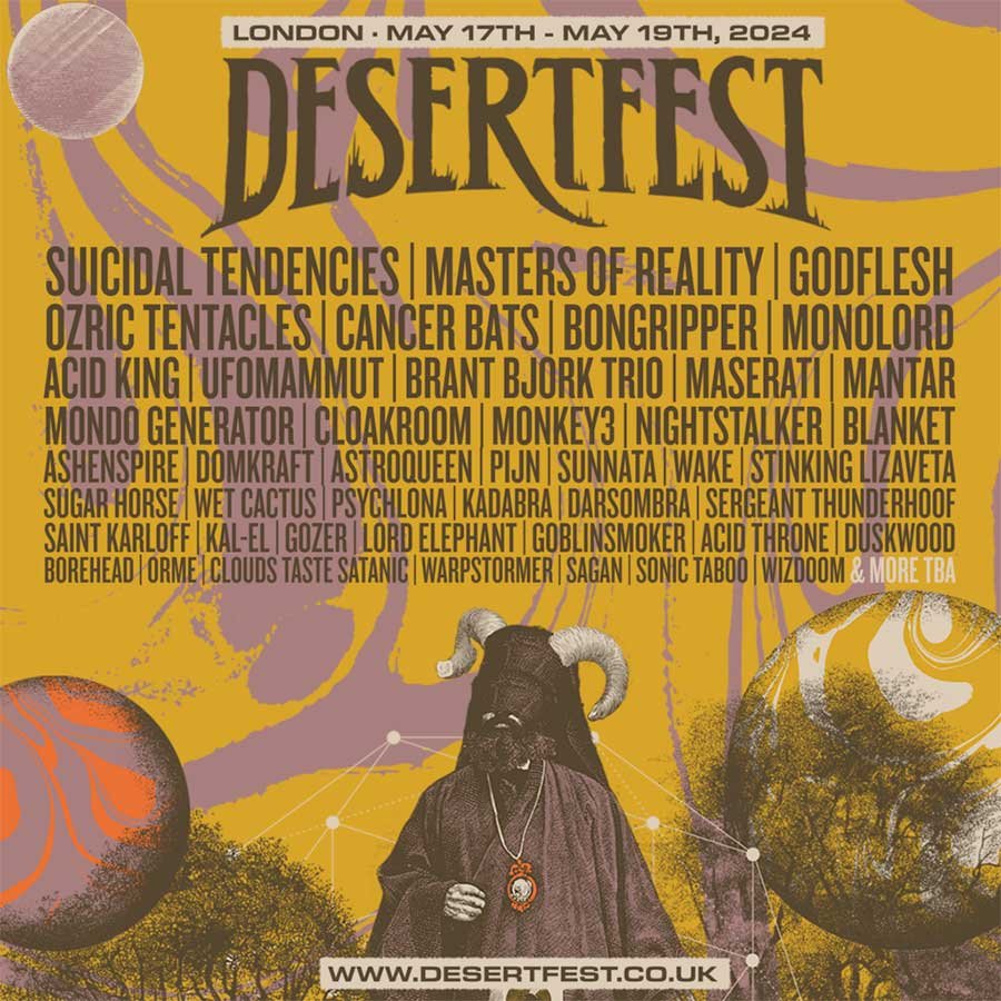 UK Desertfest London 2024 first poster