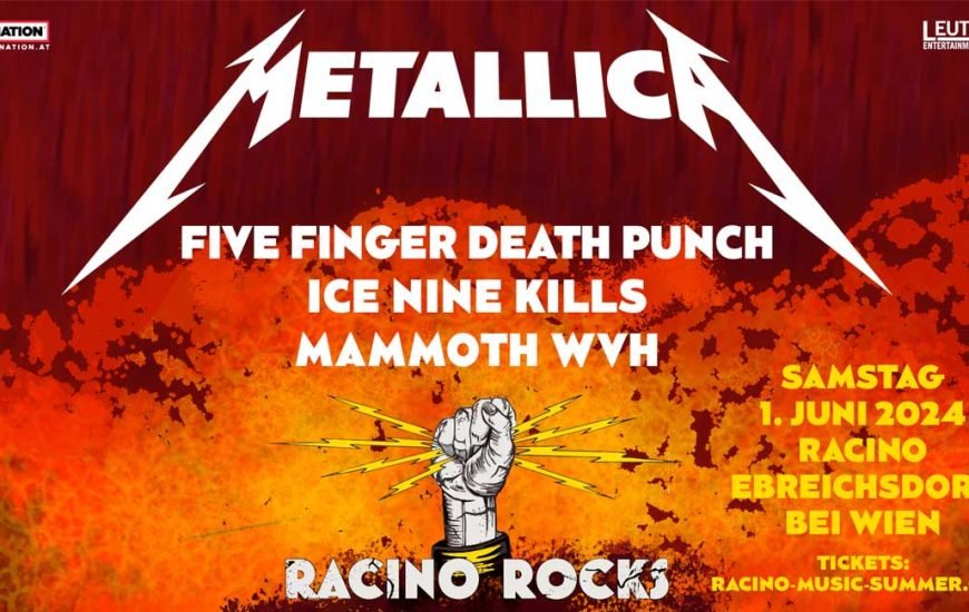 Metallica headlines Racino Rocks Austria 2024