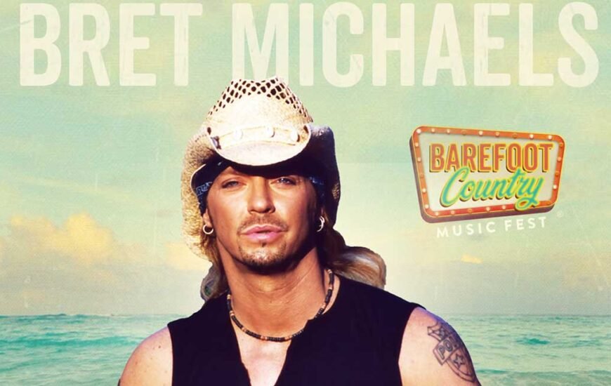 USA Bret Michaels plays Barefoot Country Music Fest 2024