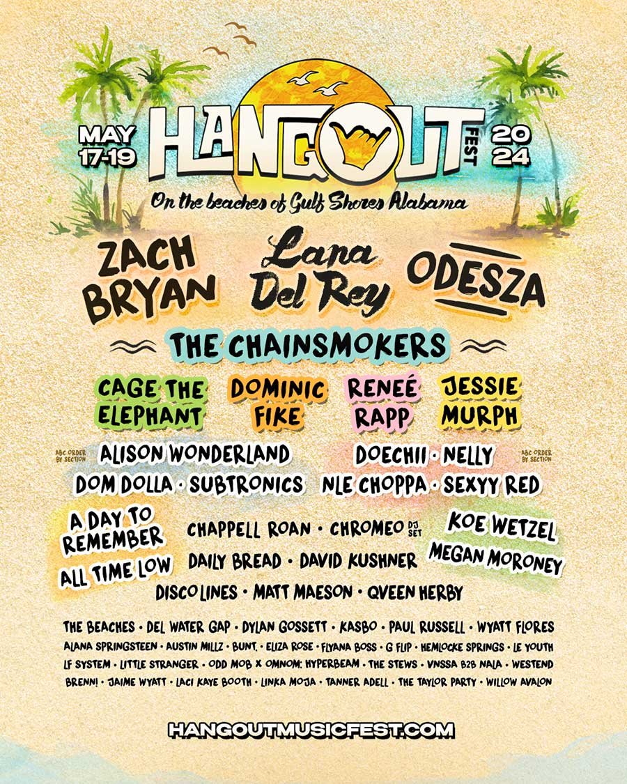 USA Hangout Festival 2024 poster