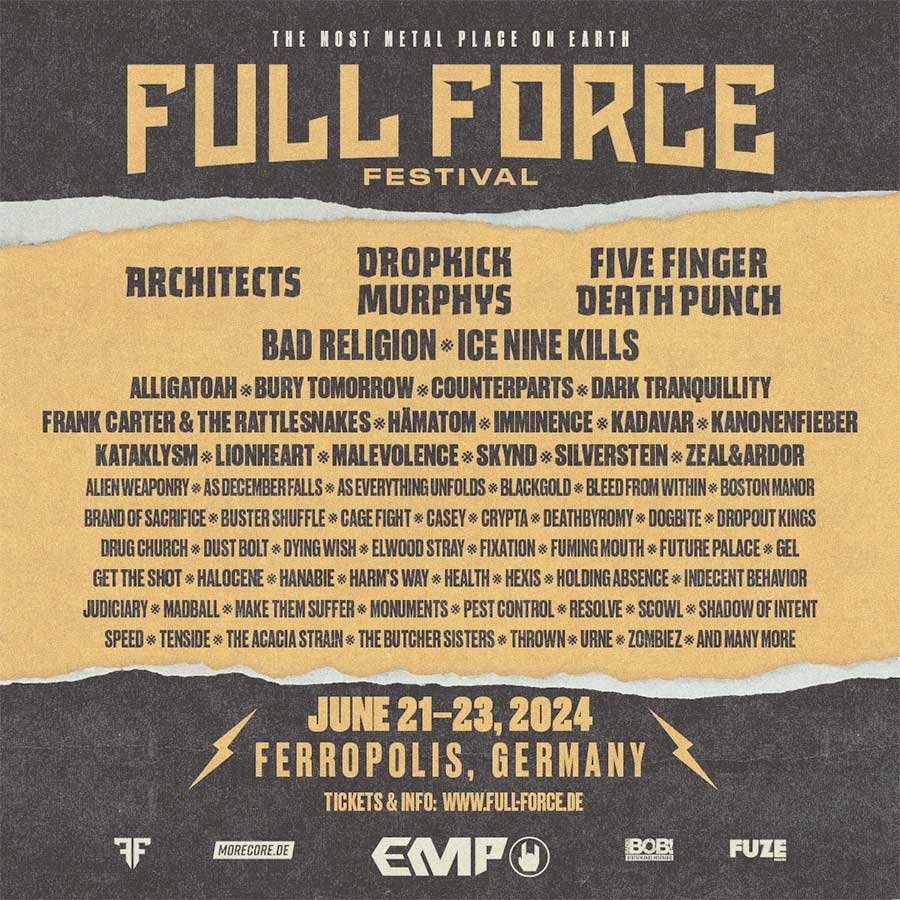 Full Force Festival Germany 2024 January poster