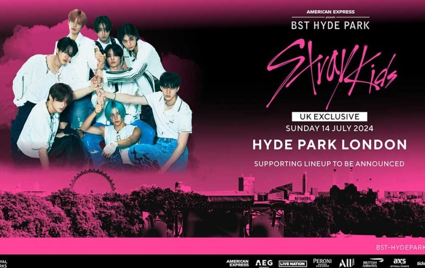 UK Stray Kids play BST Hyde Park London 2024