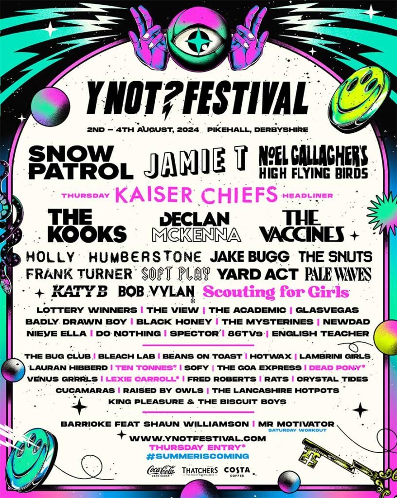 UK YNot Festival 2024 poster