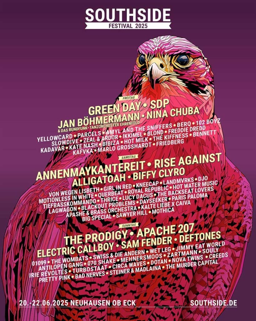 Southside Festival Germany 2025 poster