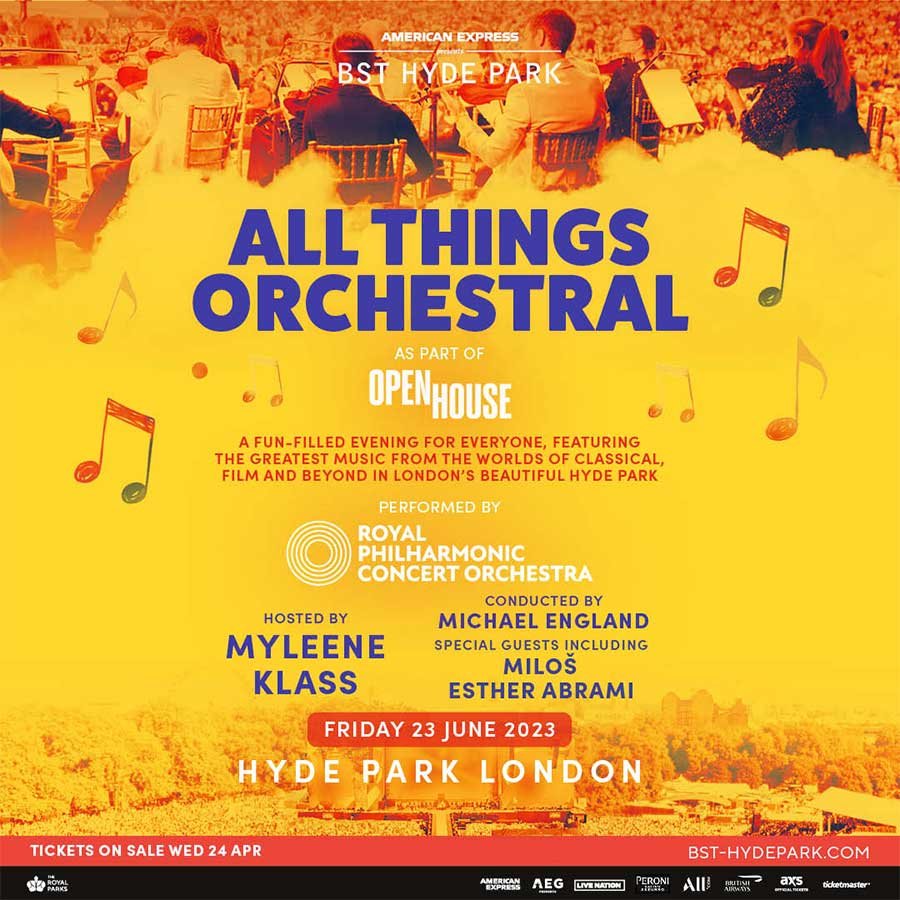 UK BST Hyde Park All Things Orchestral 2024 poster