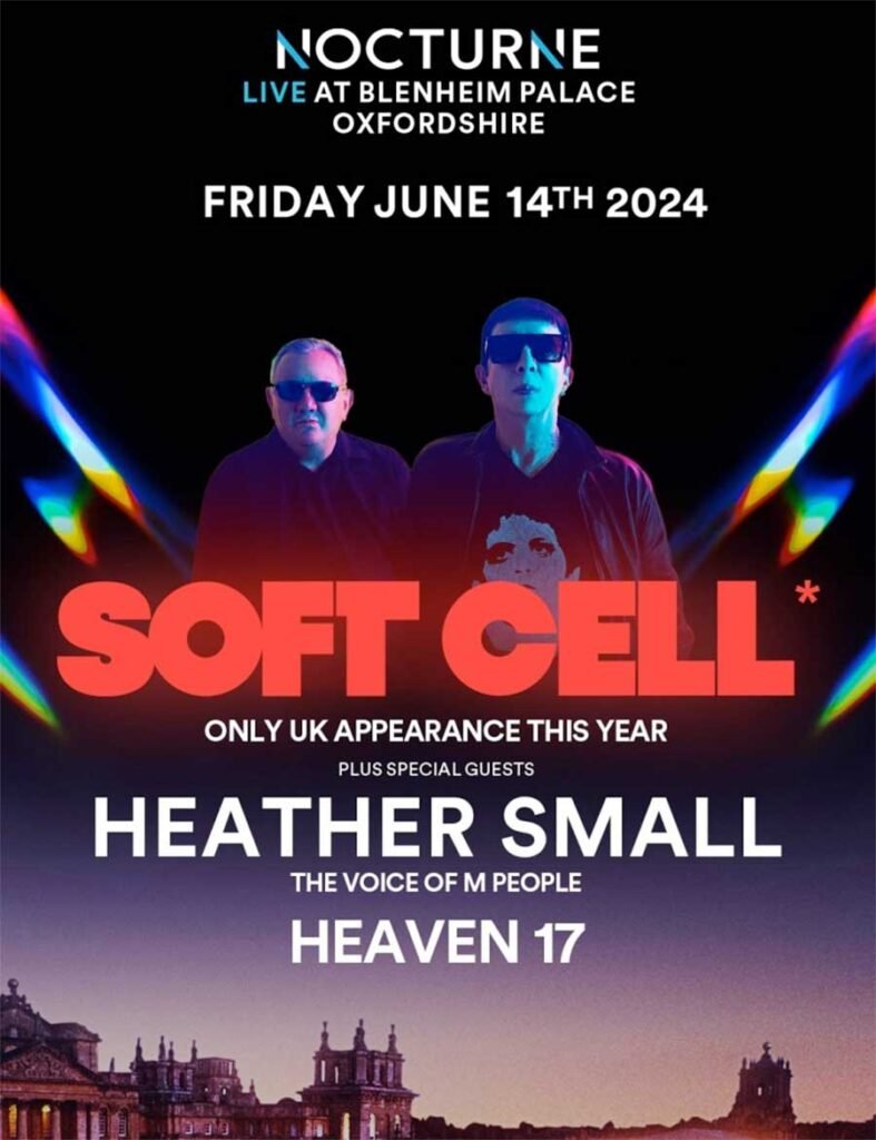 UK Soft Cell play Nocturne Live 2024 poster