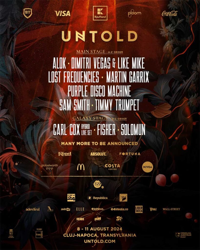 Untold Festival Romania 2024 first poster