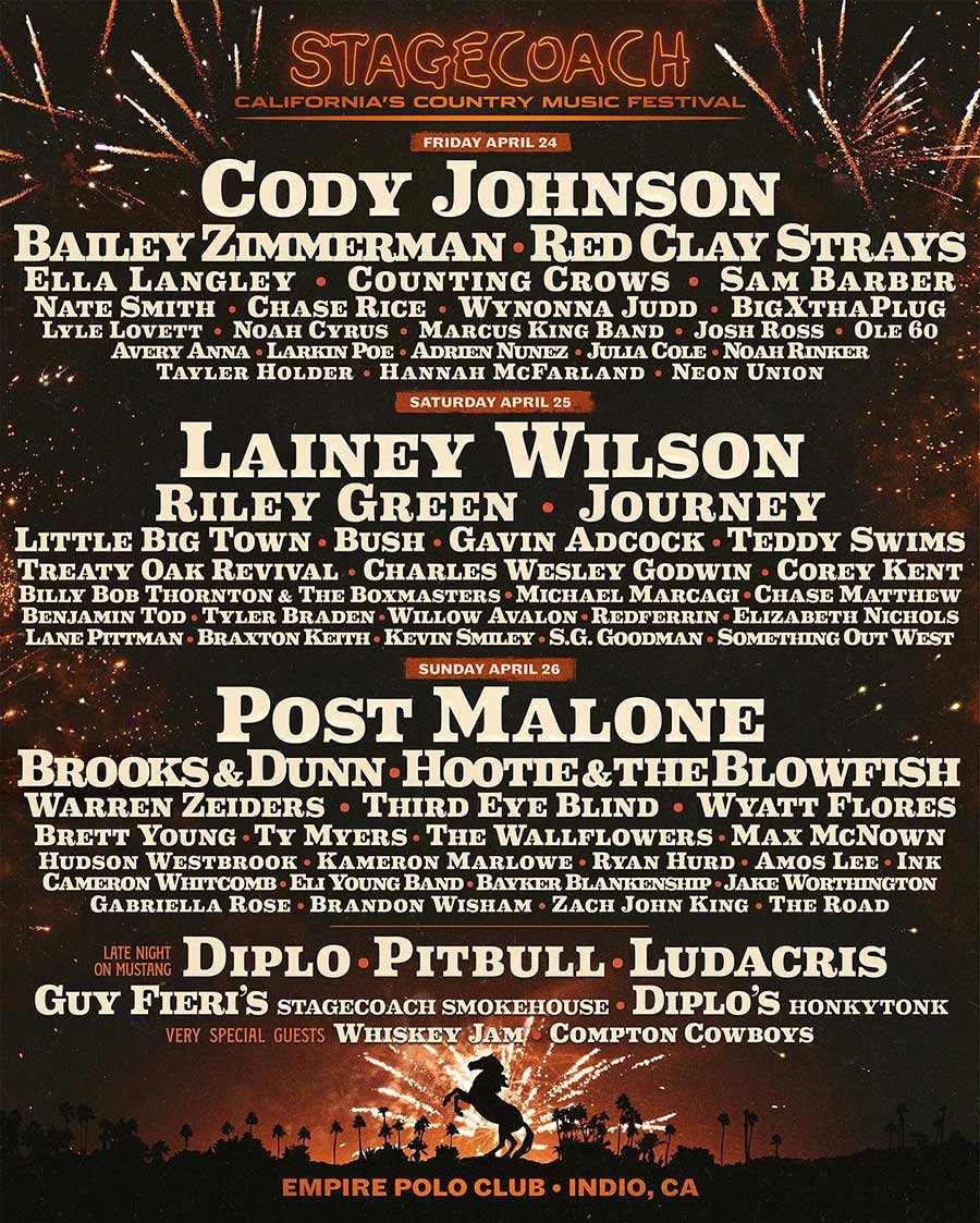 Stagecoach Festival USA 2026 poster