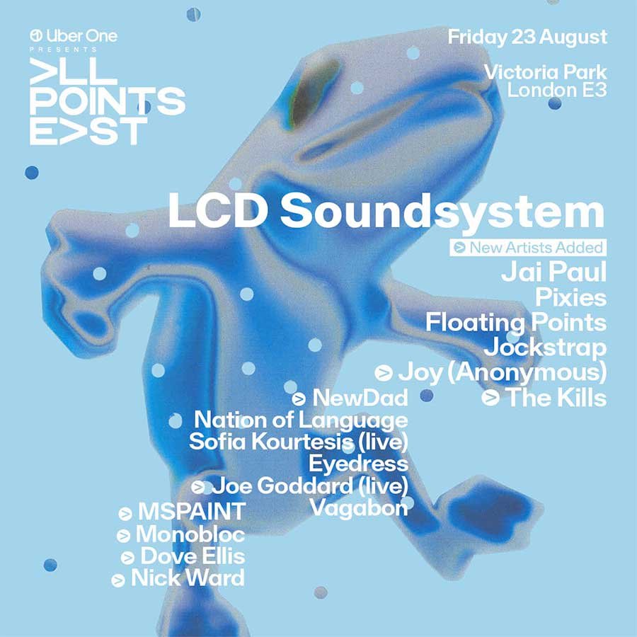 UK All Points East LCD Soundsystem guests poster