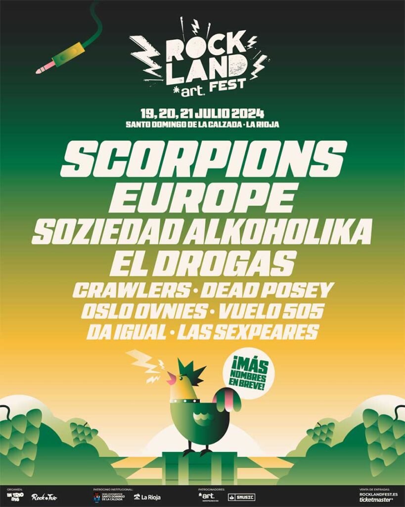RockLand Art Festival Spain 2024 first poster