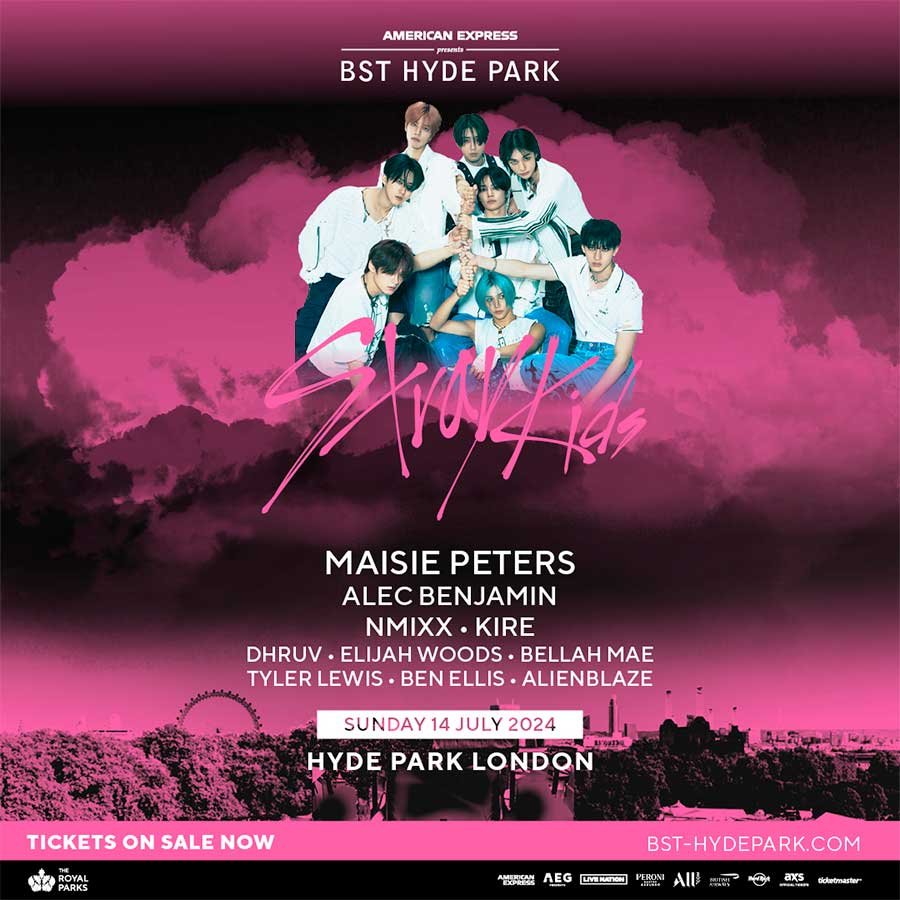 BST Hyde Park London 2024 Stray Kids guests poster