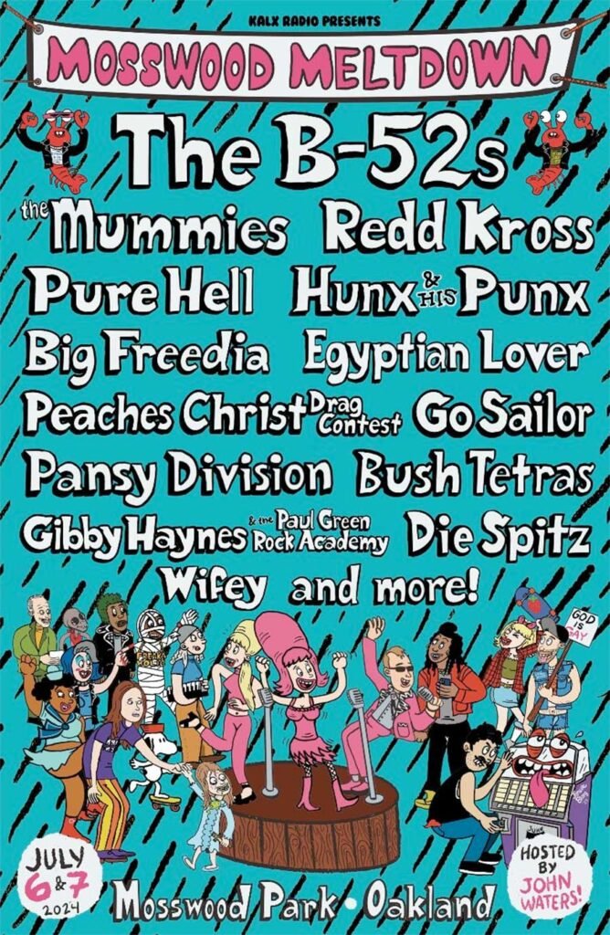 USA Mosswood Meltdown 2024 poster