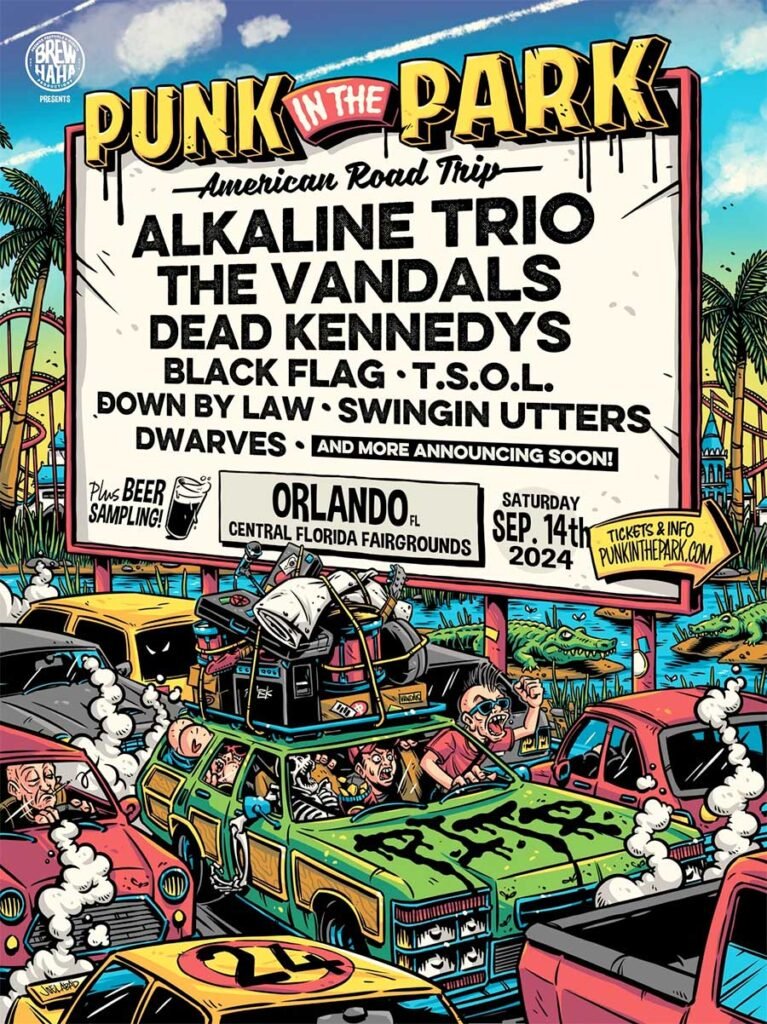 USA Punk in the Park Orlando 2024 poster
