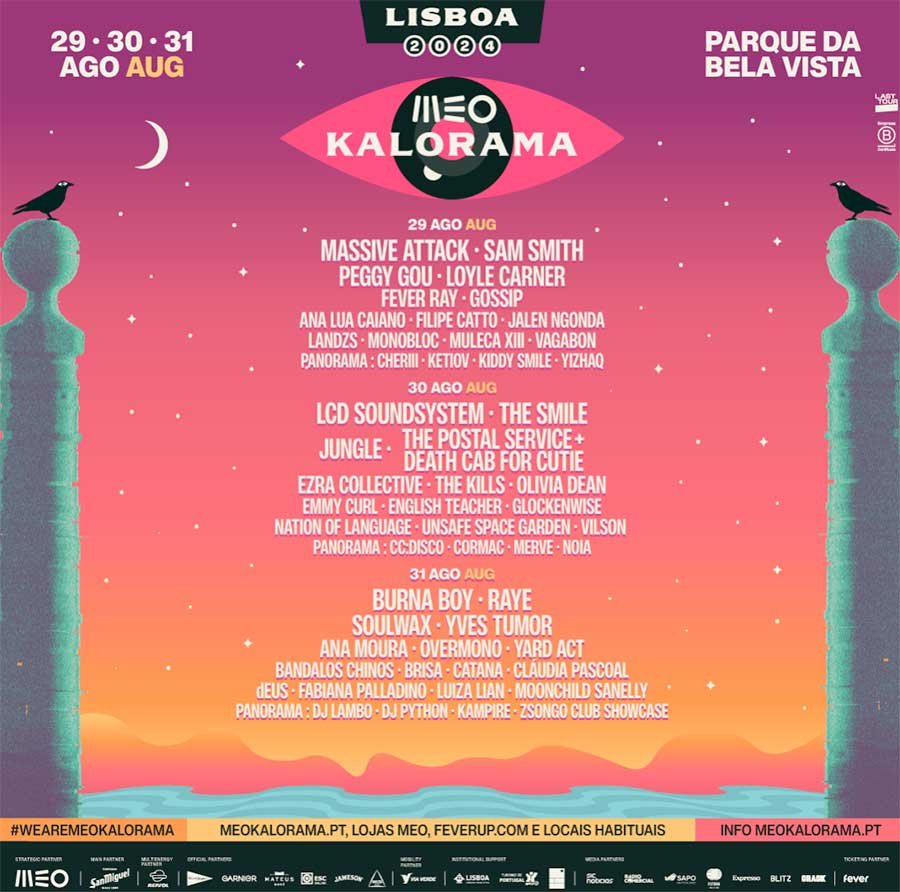MEO Kalorama Lisboa 2024 latest poster