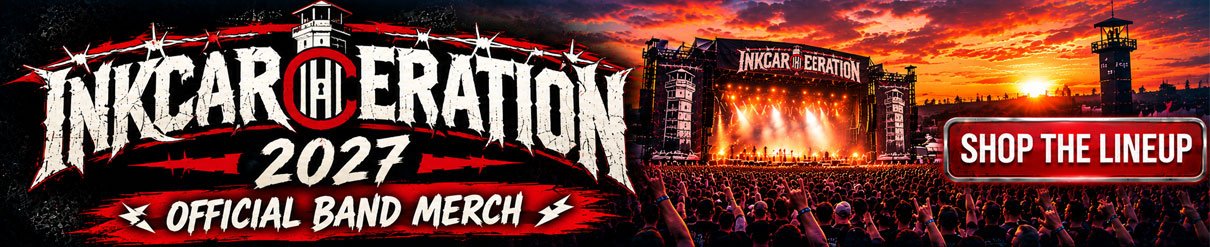 Inkcarceration Festival 2027 official band merch