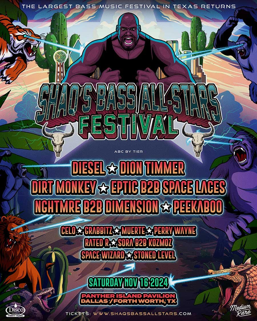 Shaqs Bass All Stars Festival 2024 poster