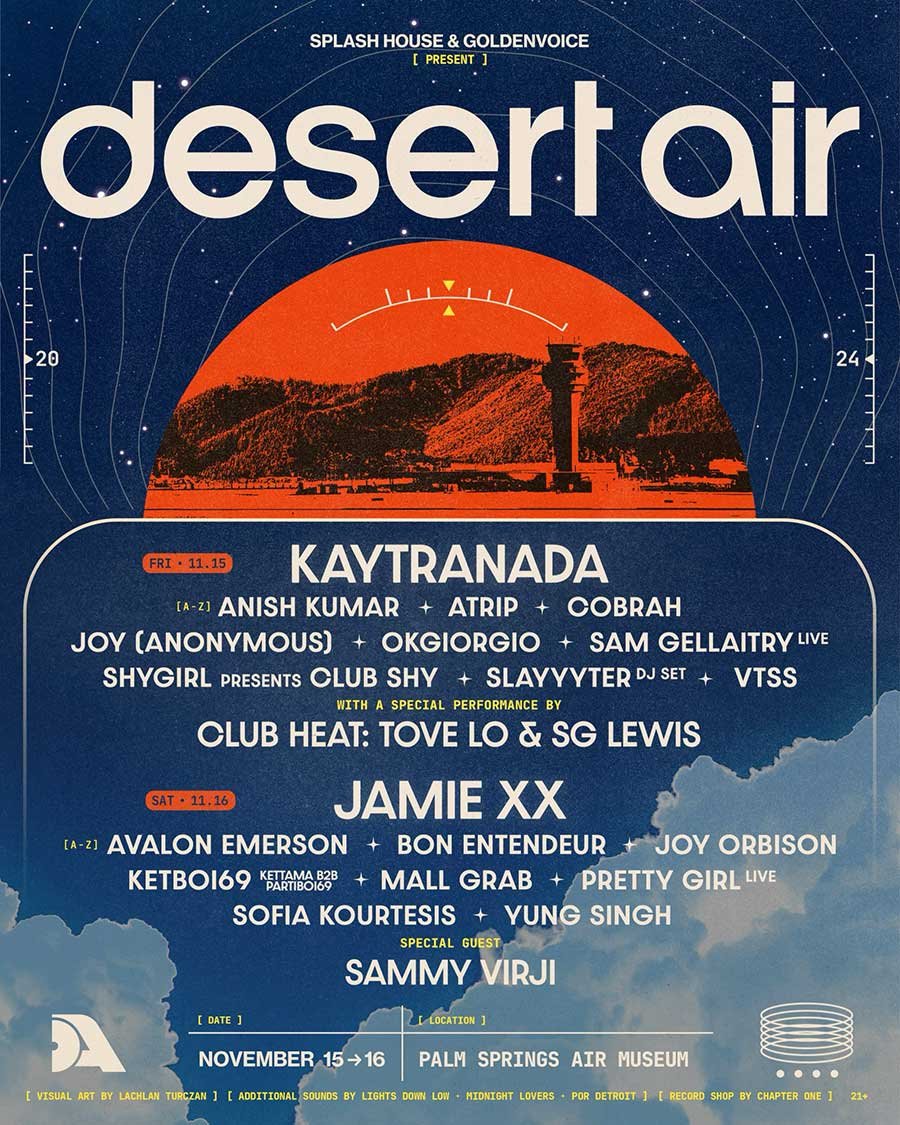 Desert Air Festival 2024 California poster