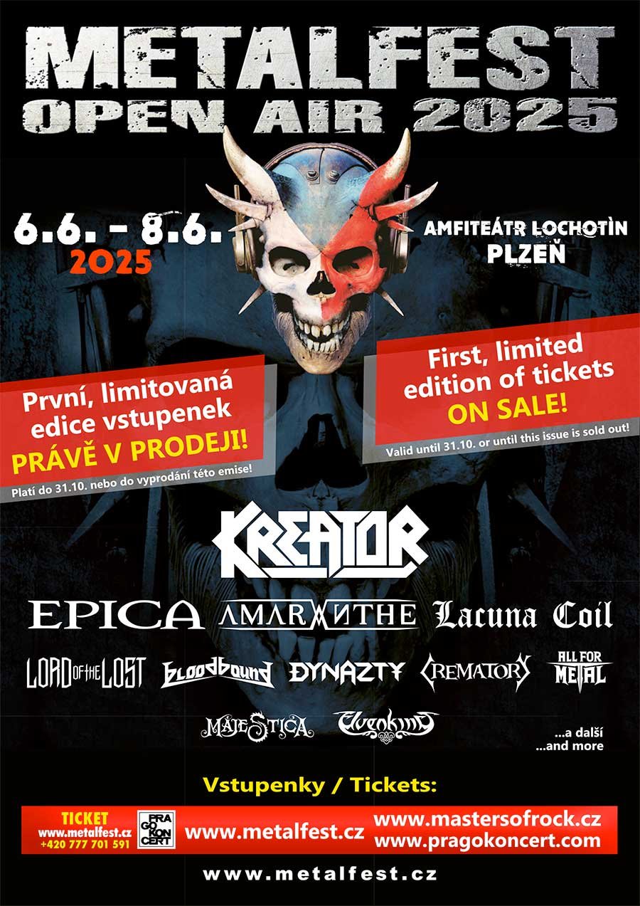 Metalfest Open Air Czech Republic 2025 poster