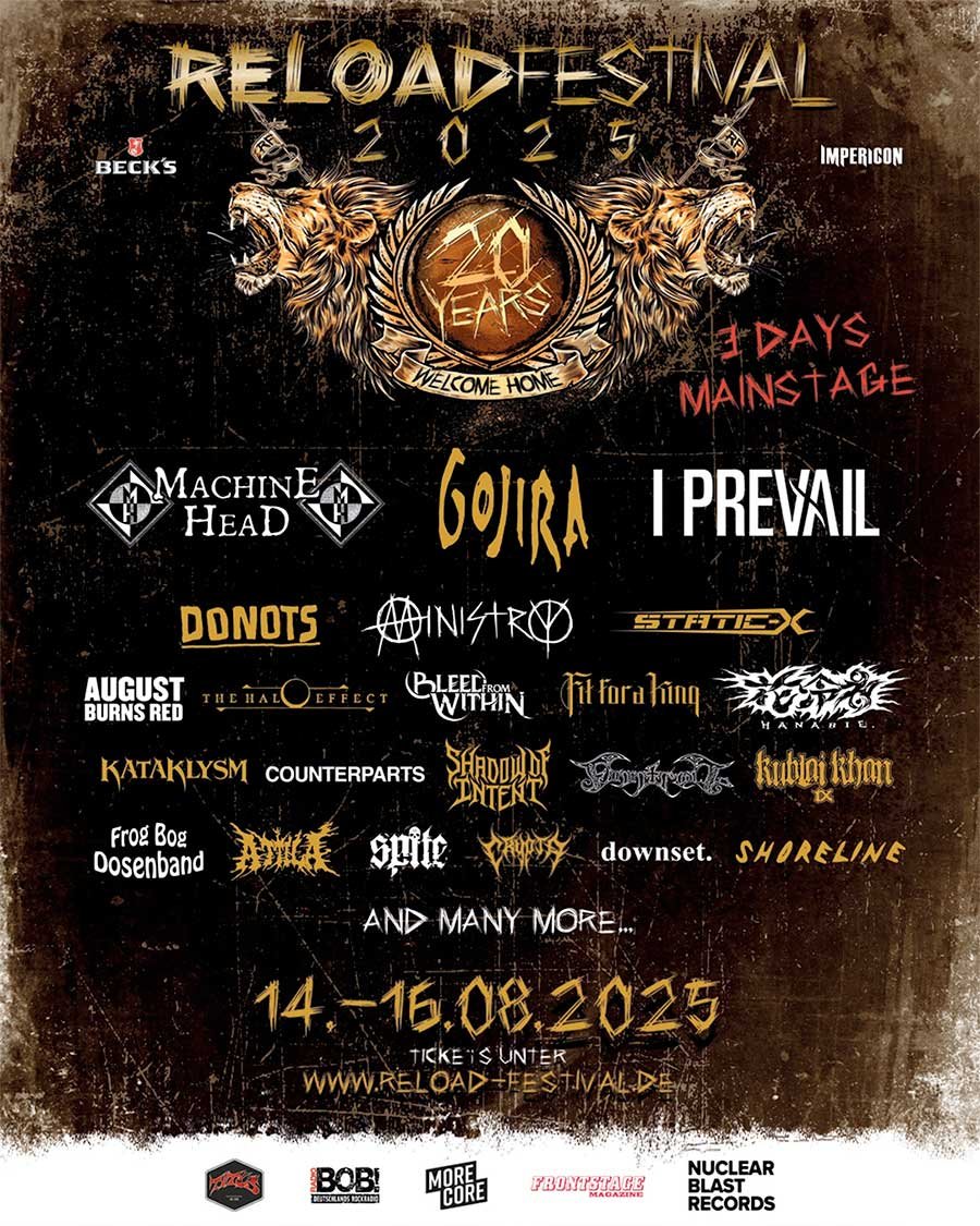 Reload Festival Germany 2025 poster