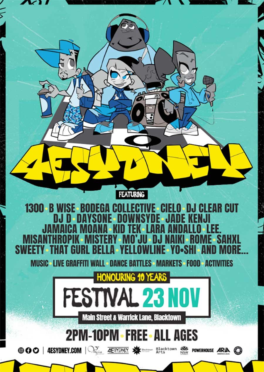 4ESydney Festival 2024 poster