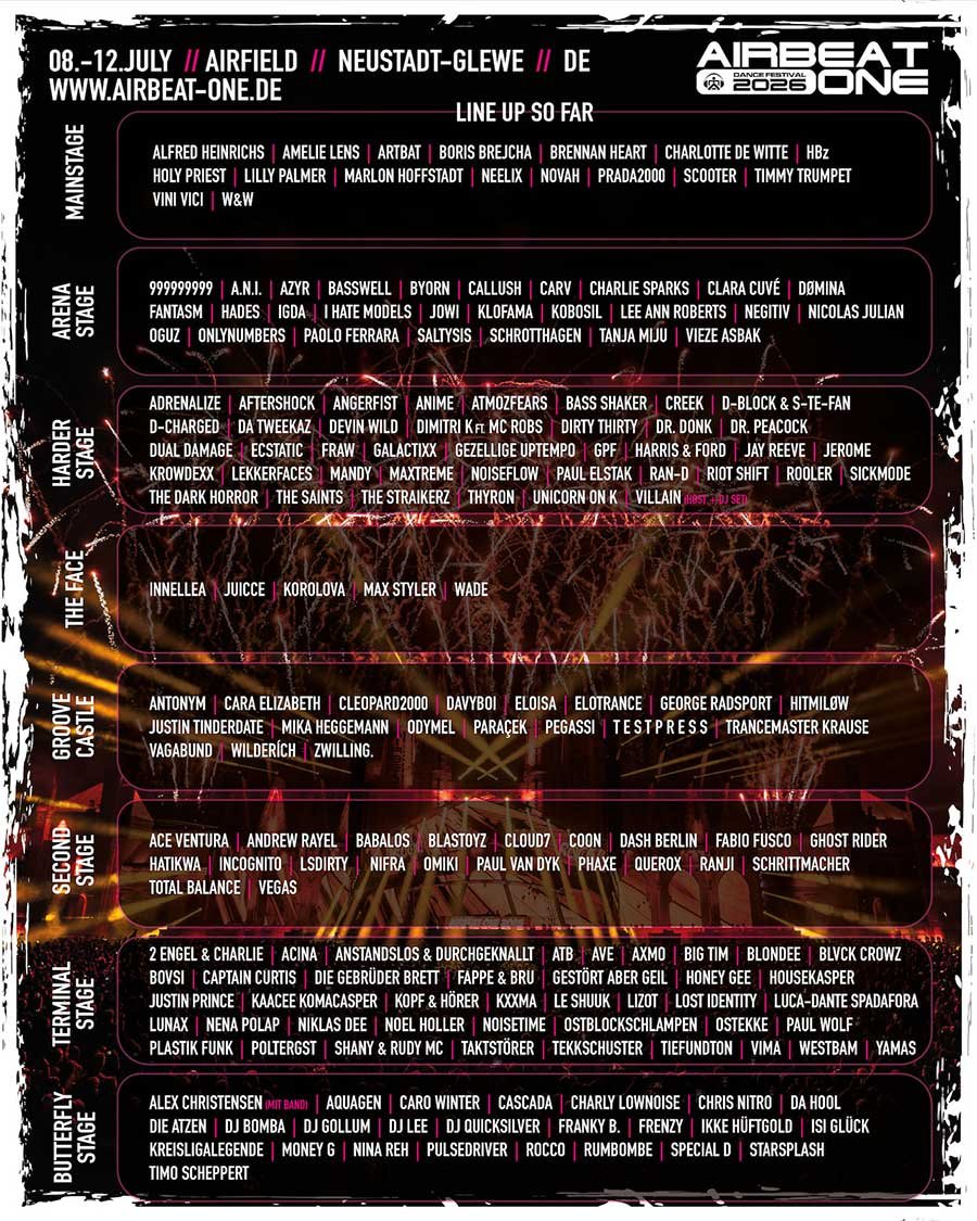 Airbeat One Germany 2026 poster