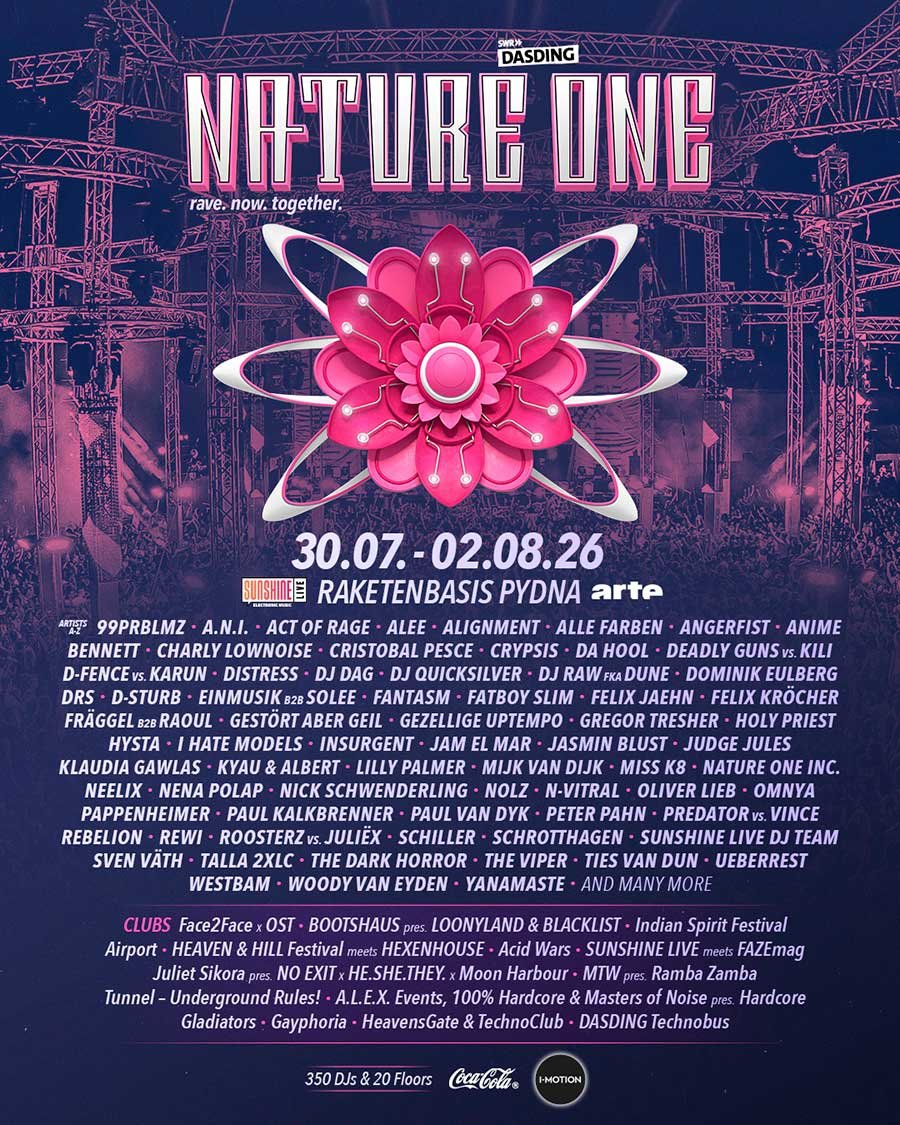 Nature One Festival Germany 2026 final poster