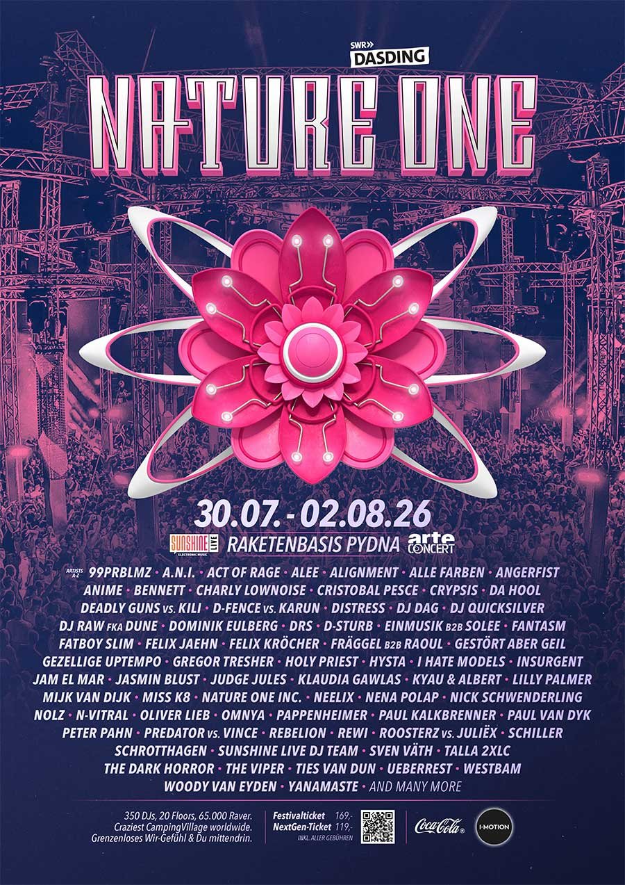 Nature One festival 2026 Germany poster