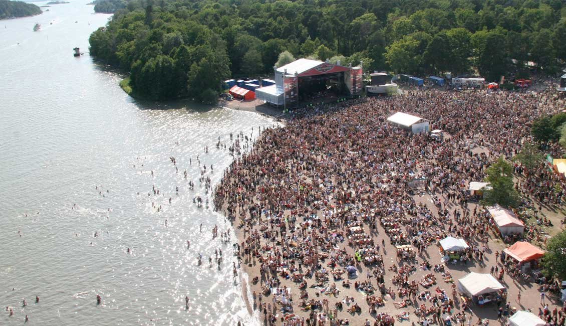 Venue Kansanpuisto Park Turku Finland