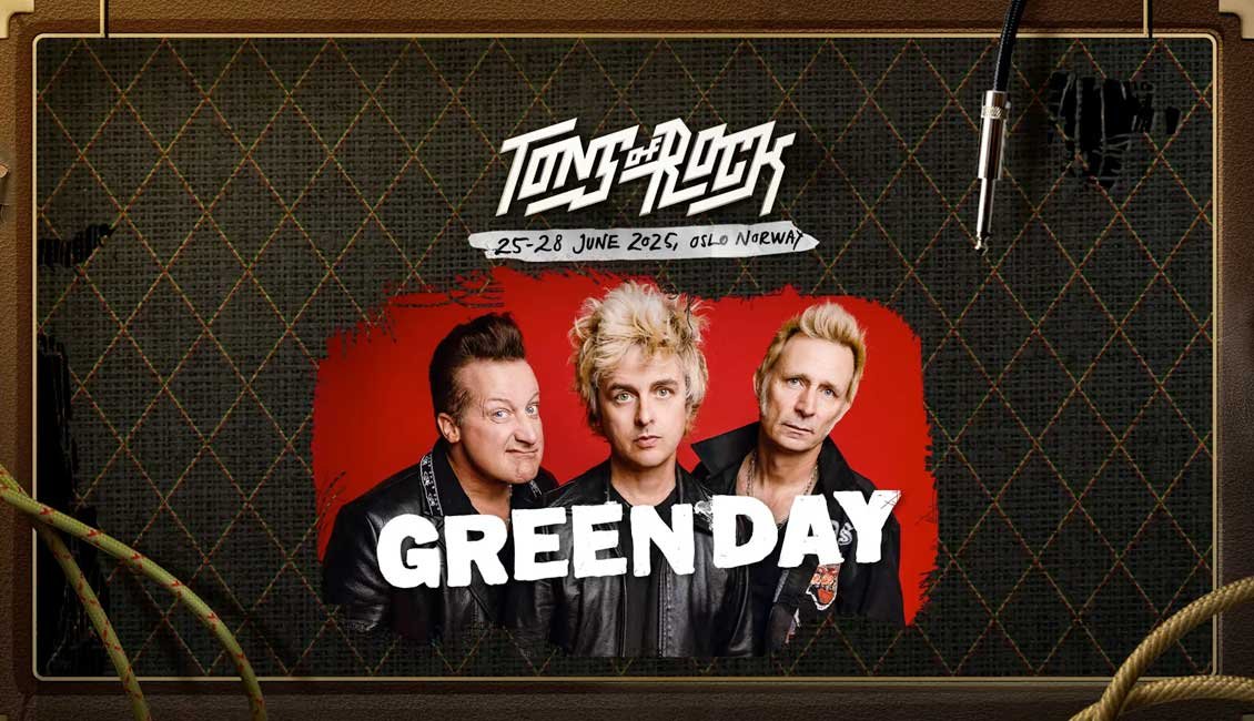 Green Day to headline Tons of Rock Norway 2025