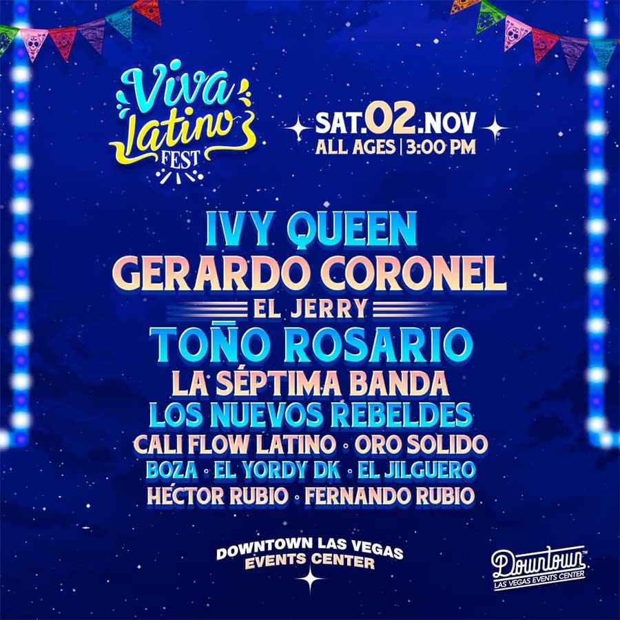 Viva Latino Las Vegas 2024 poster