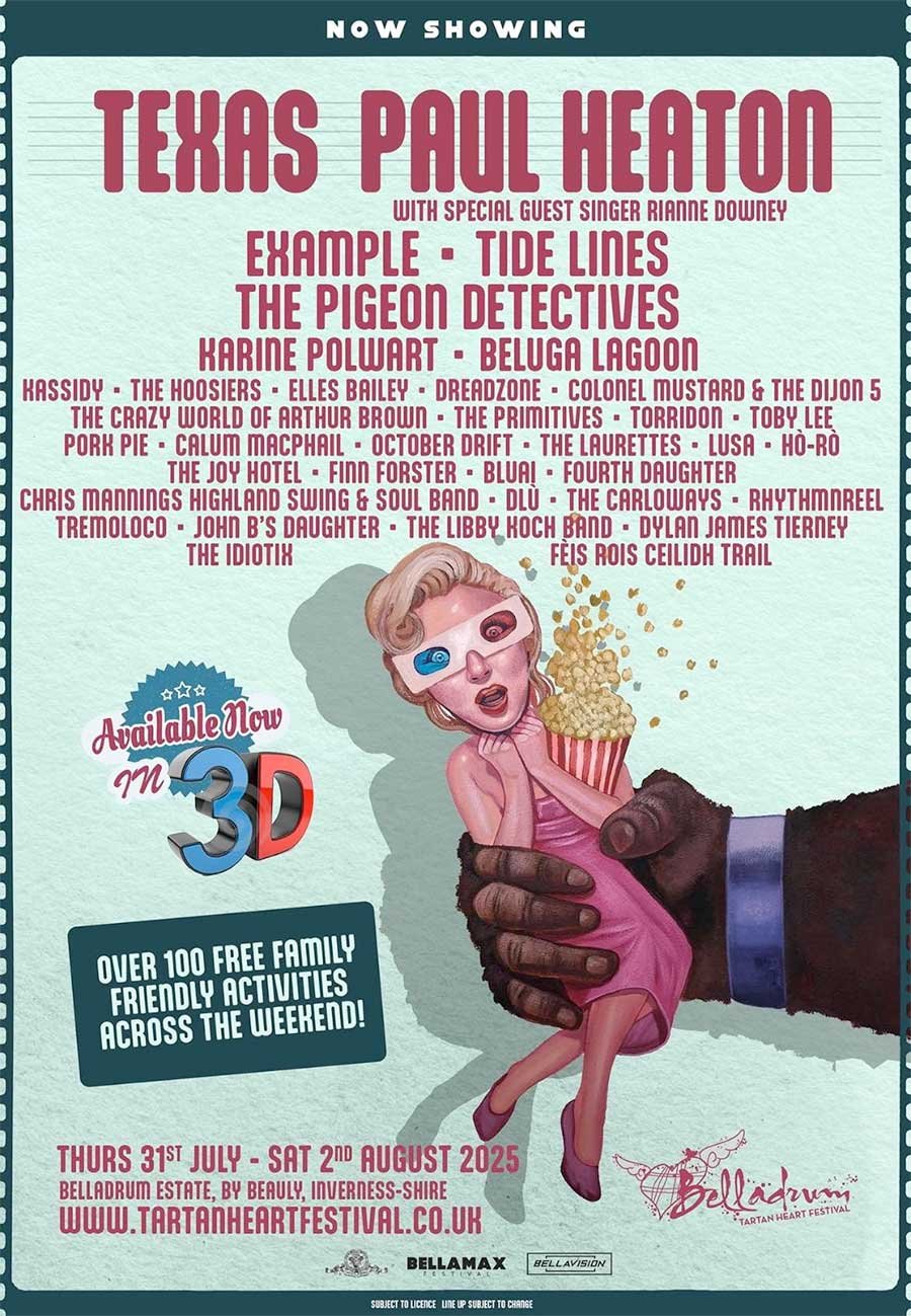 UK Belladrum Festival 2025 first poster