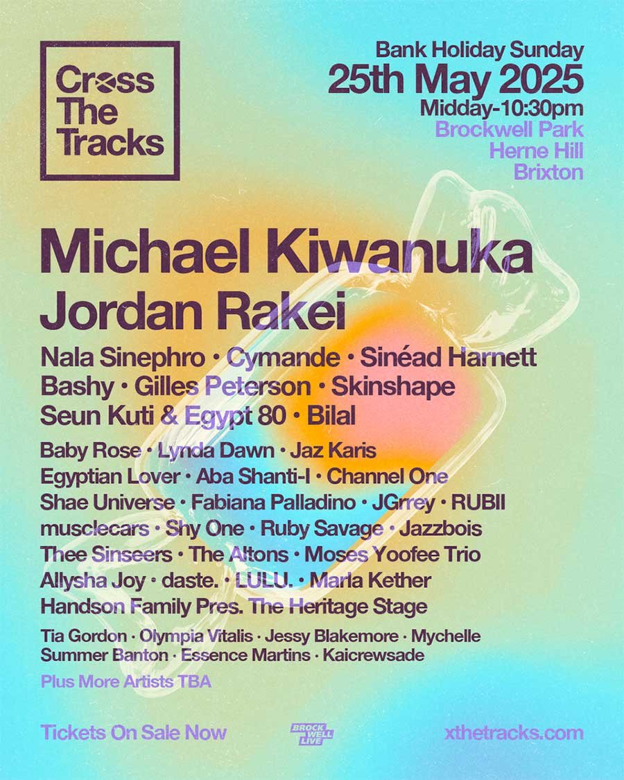 UK Cross The Tracks 2025 first wave poster